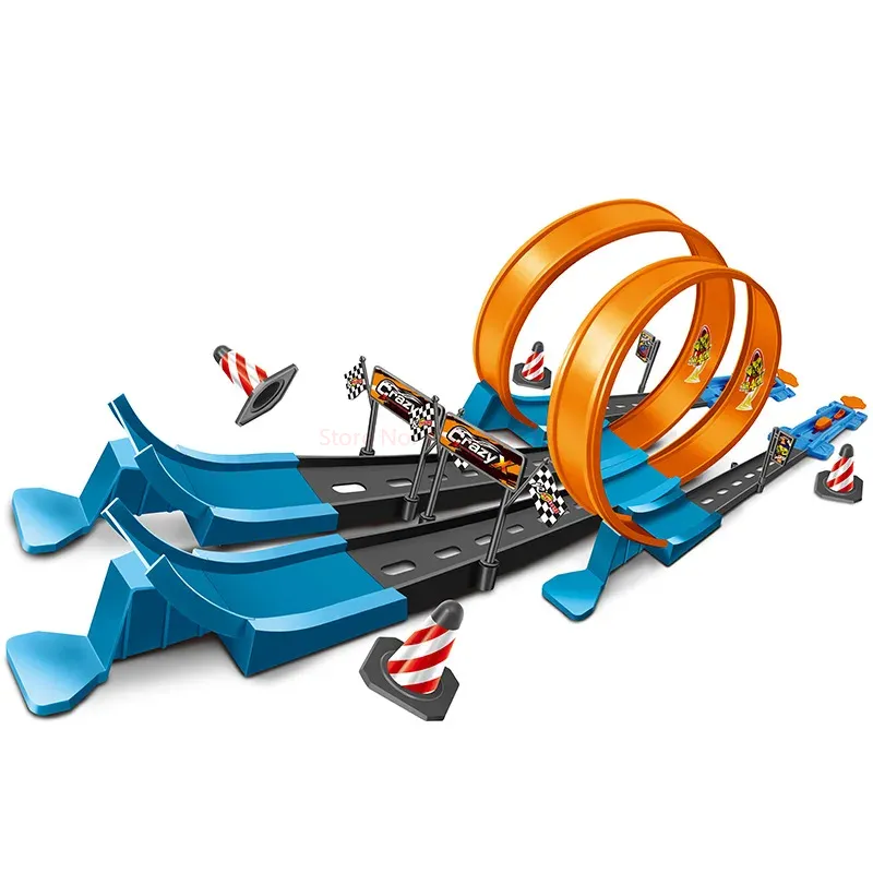 Hot Wheels Car Track Sets - Kit Fai-da-te Pista da Corsa con