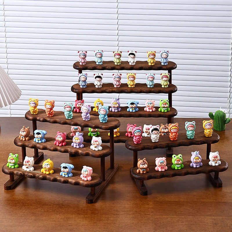 Display Risers Set - Scaffale per esposizione in legno a