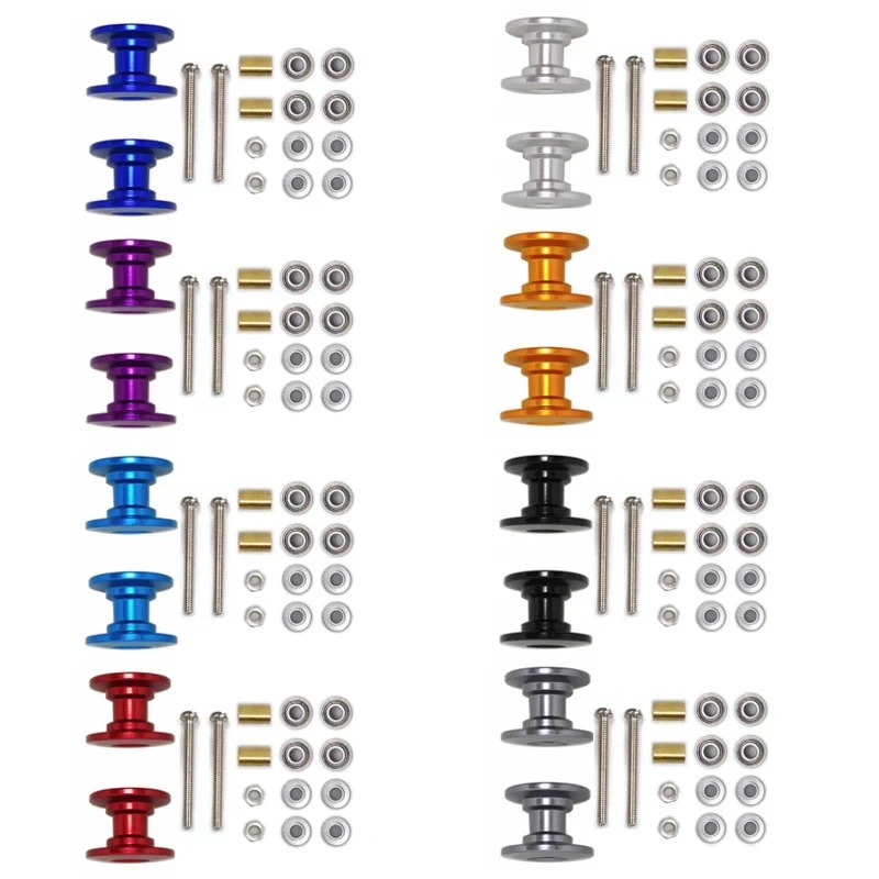 2 pezzi 12-13mm Doppio rullo d - Tamiya Model Mini 4Wd recensione e prezzo